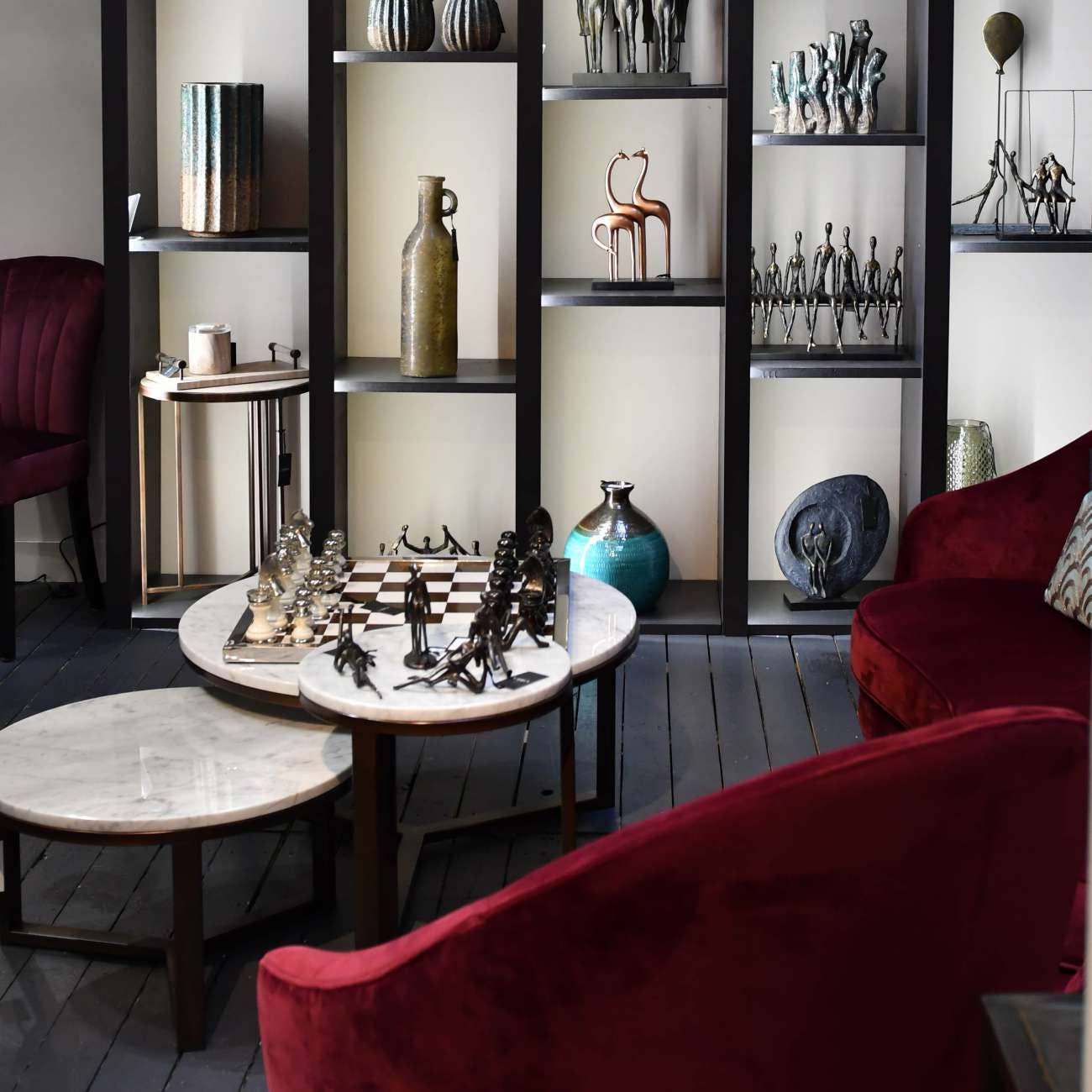 Abstract Couple Sculpture