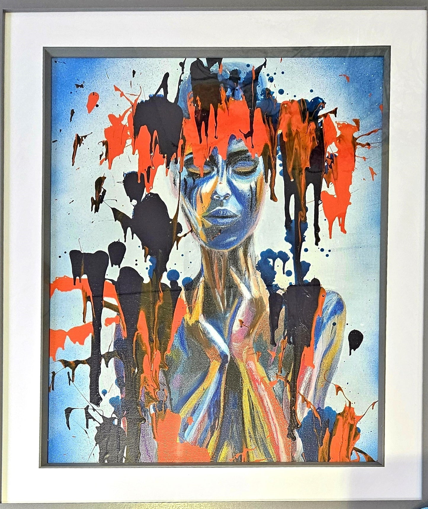 Cat Tremaine-Tucker | Contemporary | Abstract |original painting | Blue Serenity | Gallery Grace