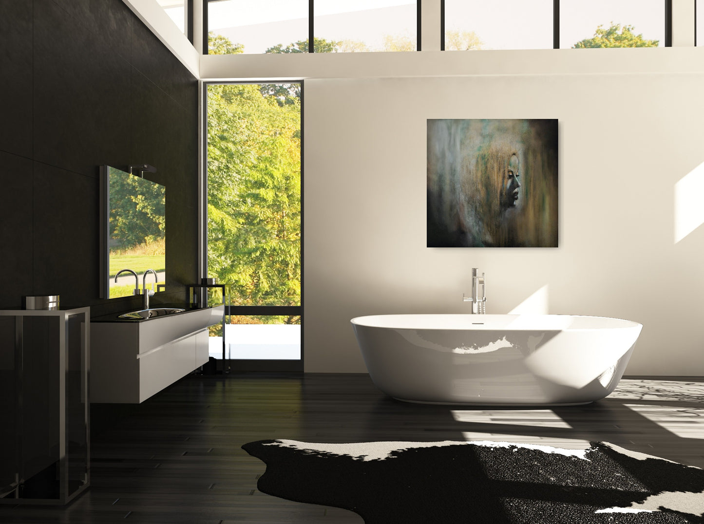 Cat Tremaine-Tucker | Contemporary original painting | Out of the Mist | Gallery Grace