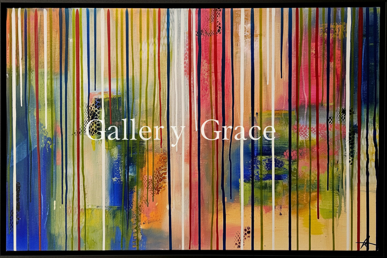 Drip Abstract - Artist Faye Barnes