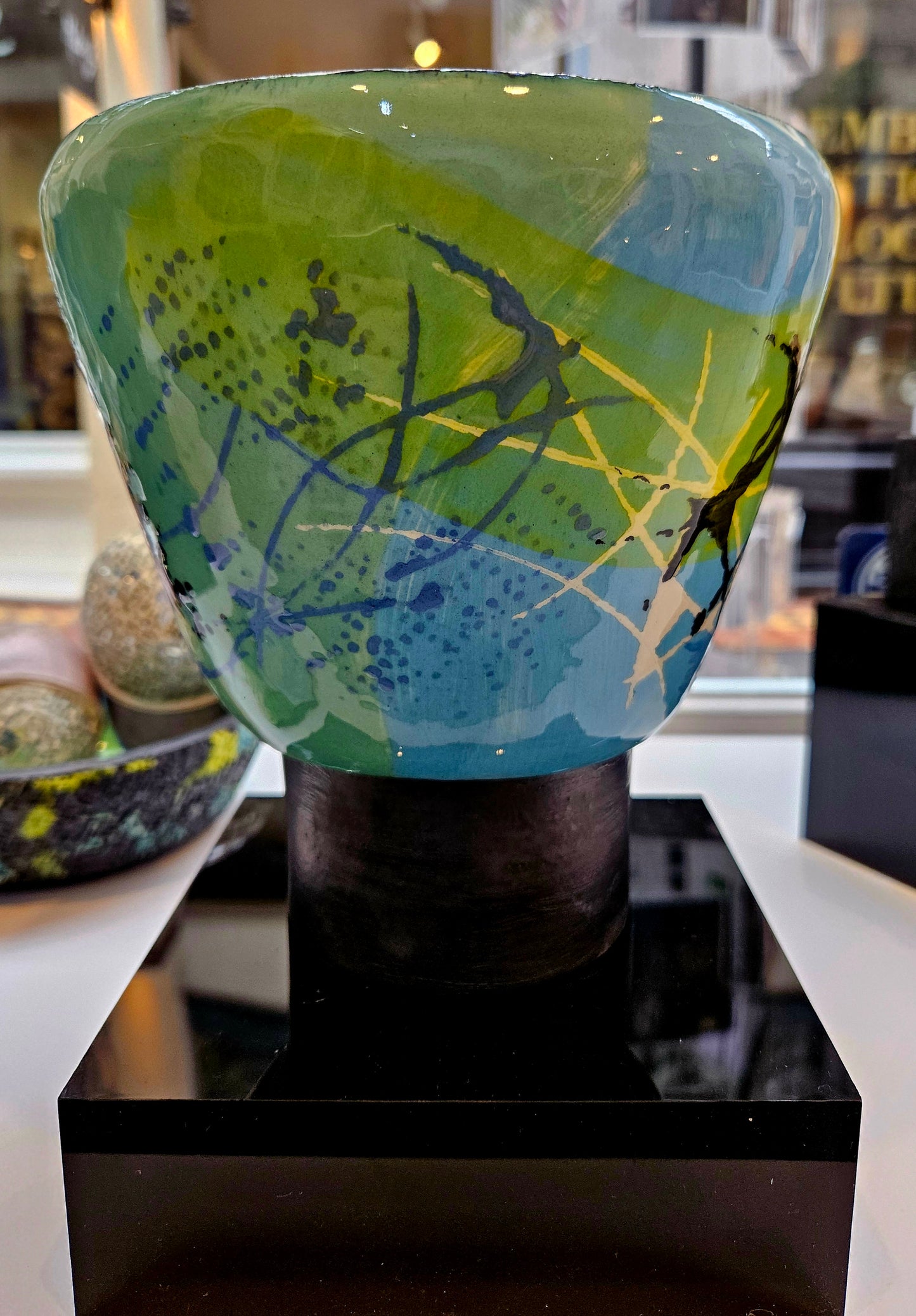 Mono Print Bowl - Artist Molly Abbott