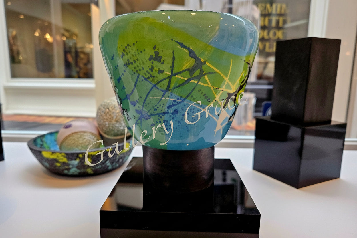 Mono Print Bowl - Artist Molly Abbott