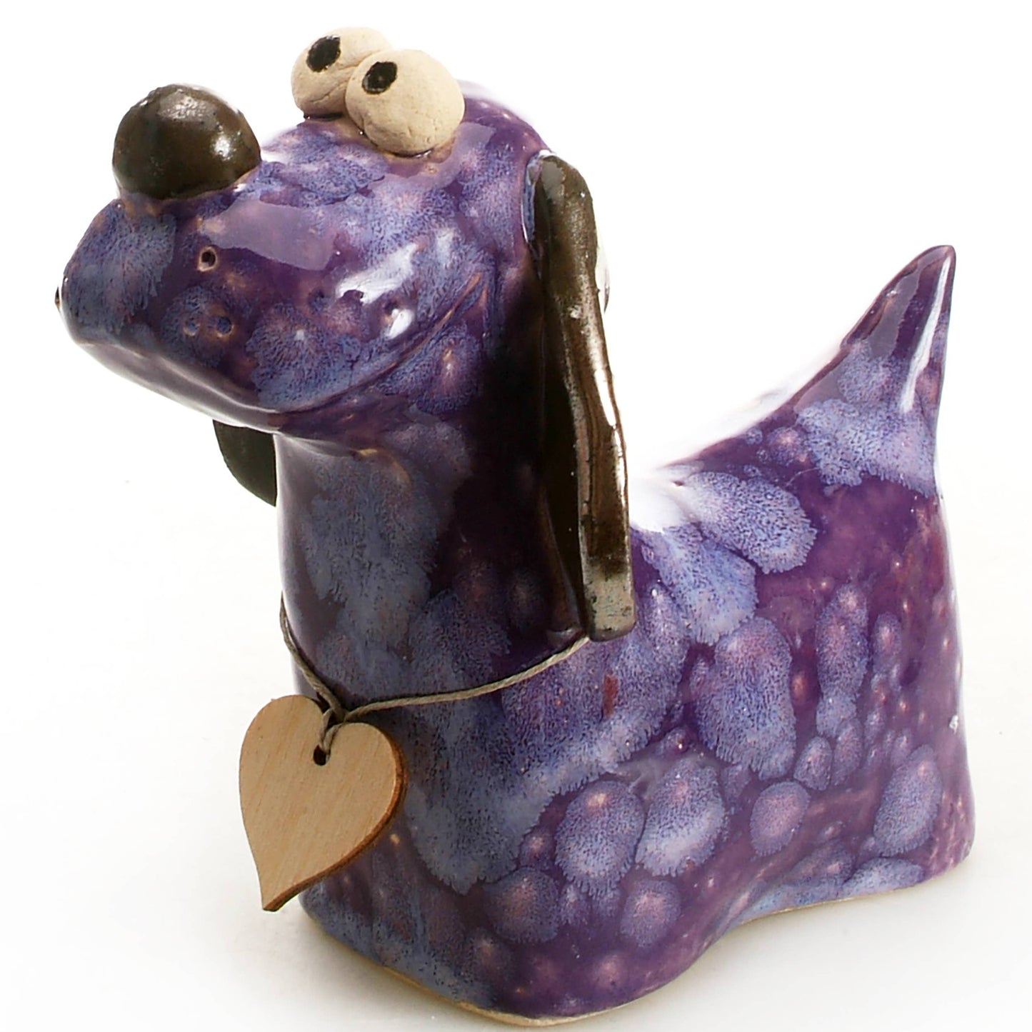 Spaniel Ceramic Figurine | Various Colours: Green