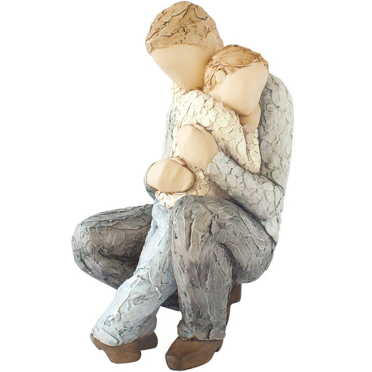 In Safe Hands Decorative Ornamental Father & Son Figurine