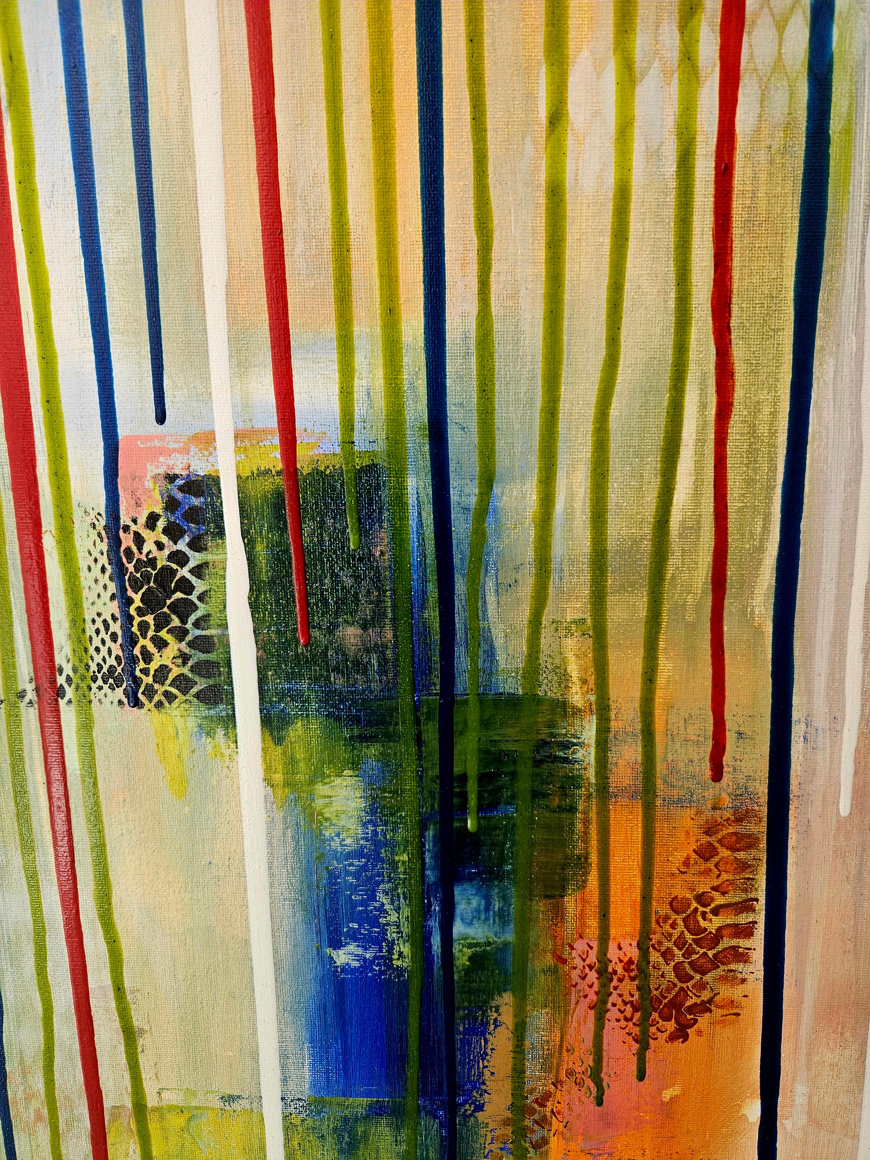 Drip Abstract - Artist Faye Barnes