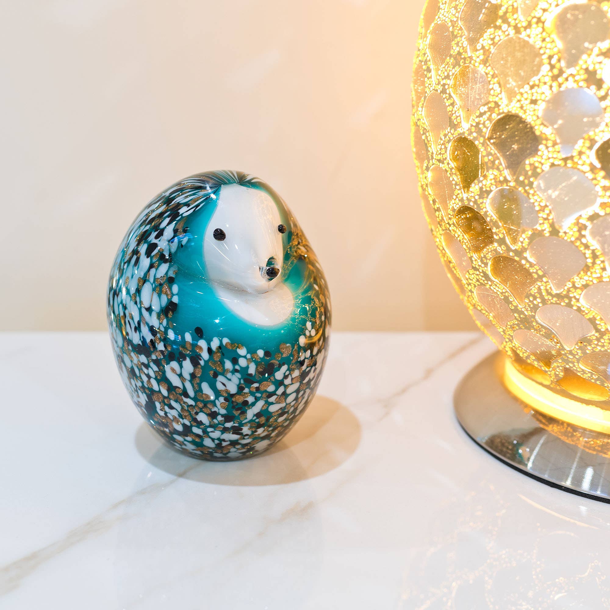 Glass Blue Hedgehog