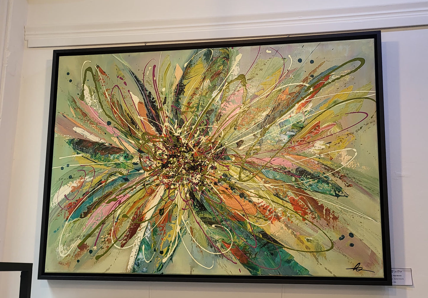 Quietly Colourful -Artist Faye Barnes