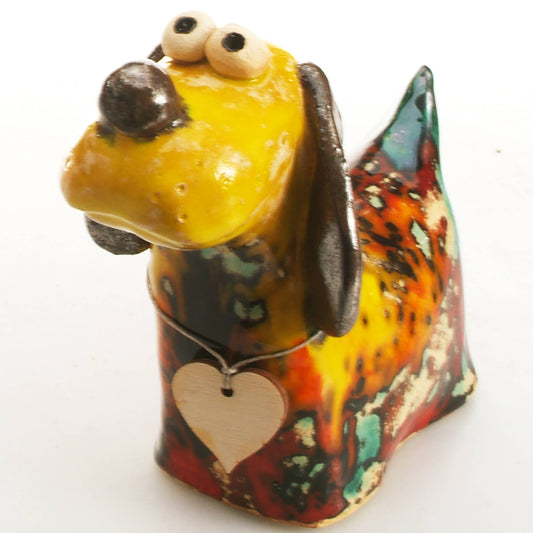 Spaniel Ceramic Figurine | Various Colours: Multi-Colored