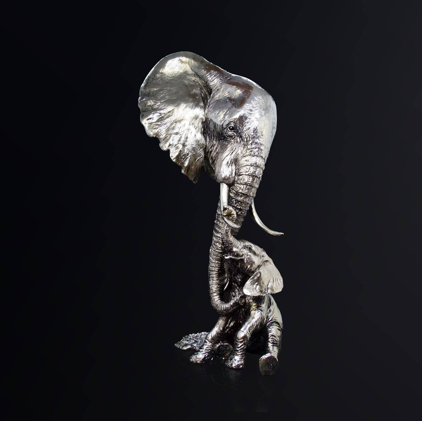 Elephant and Calf - Decorative Sculpture (315NP)