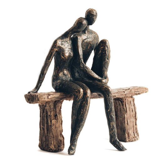 Benson and Bo | Ornament | couple on bench | Gallery Grace