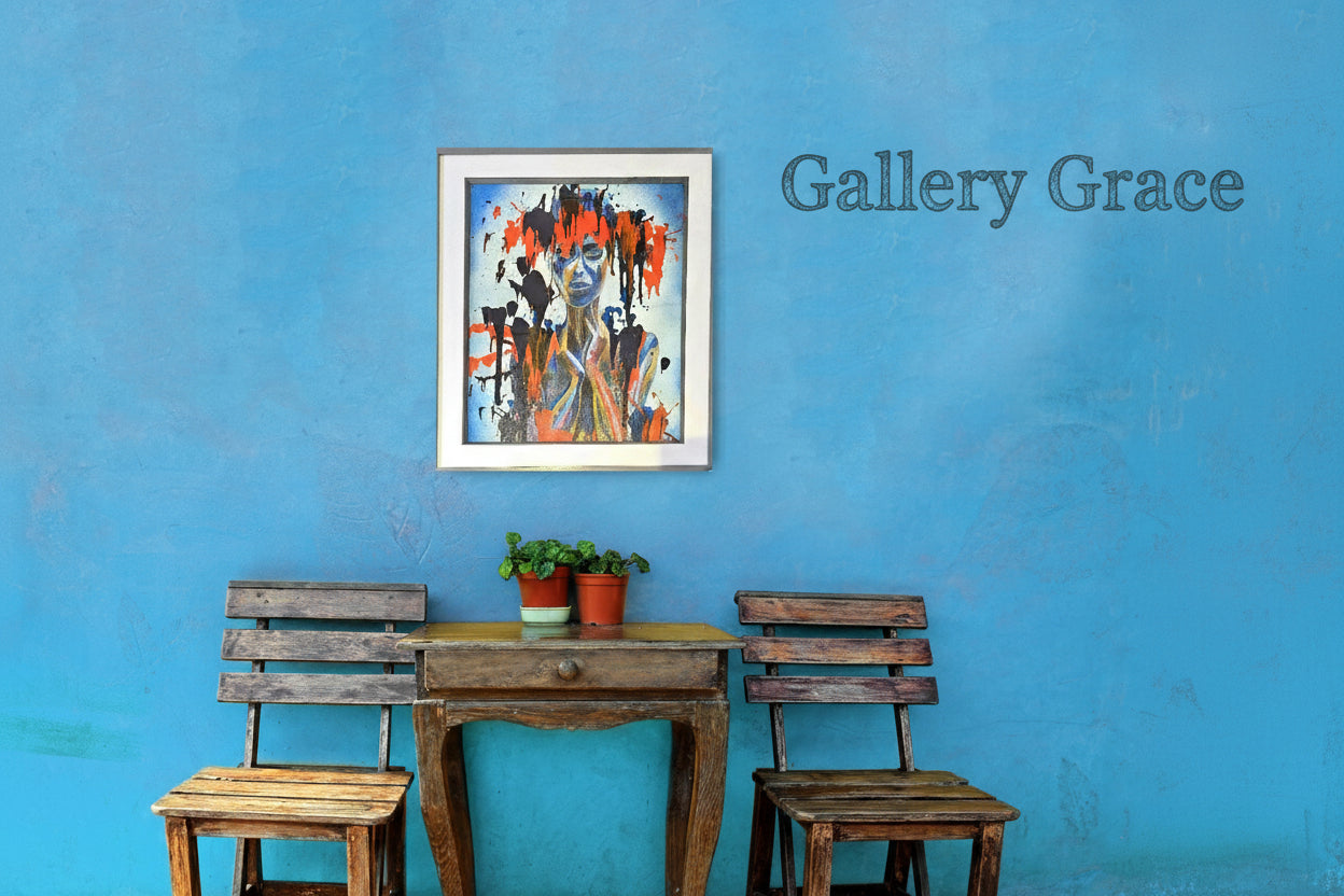 Cat Tremaine-Tucker | Abstract original painting | Blue Serenity | Gallery Grace