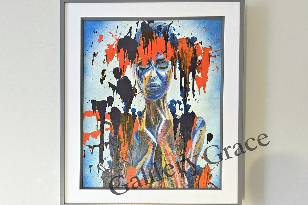 Cat Tremaine-Tucker | Contemporary  | Abstract |original painting | Blue Serenity | Gallery Grace