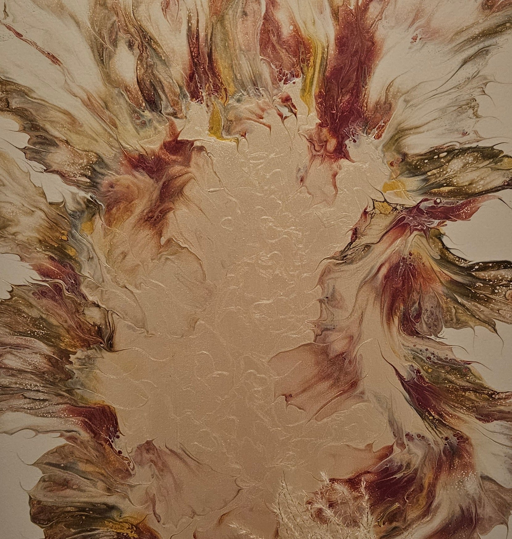 Cat-Tremaine-Tucker | Dutch Flow | original painting | Artwork | Champagne Fire | Gallery Grace