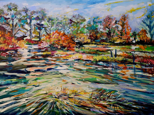 Flooded Field - Artist, Alice Sims