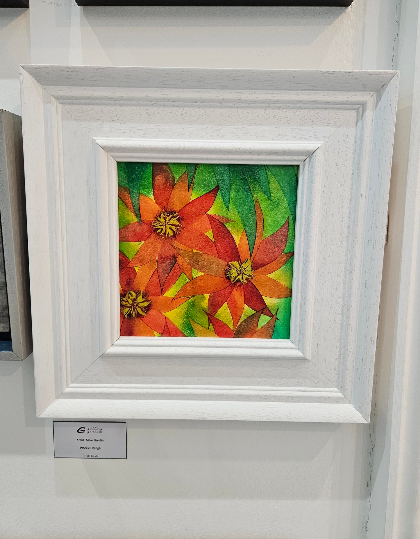 Mike Shevlin | Contemporary | Impressionism | original painting | Artwork | Orange | Gallery Grace