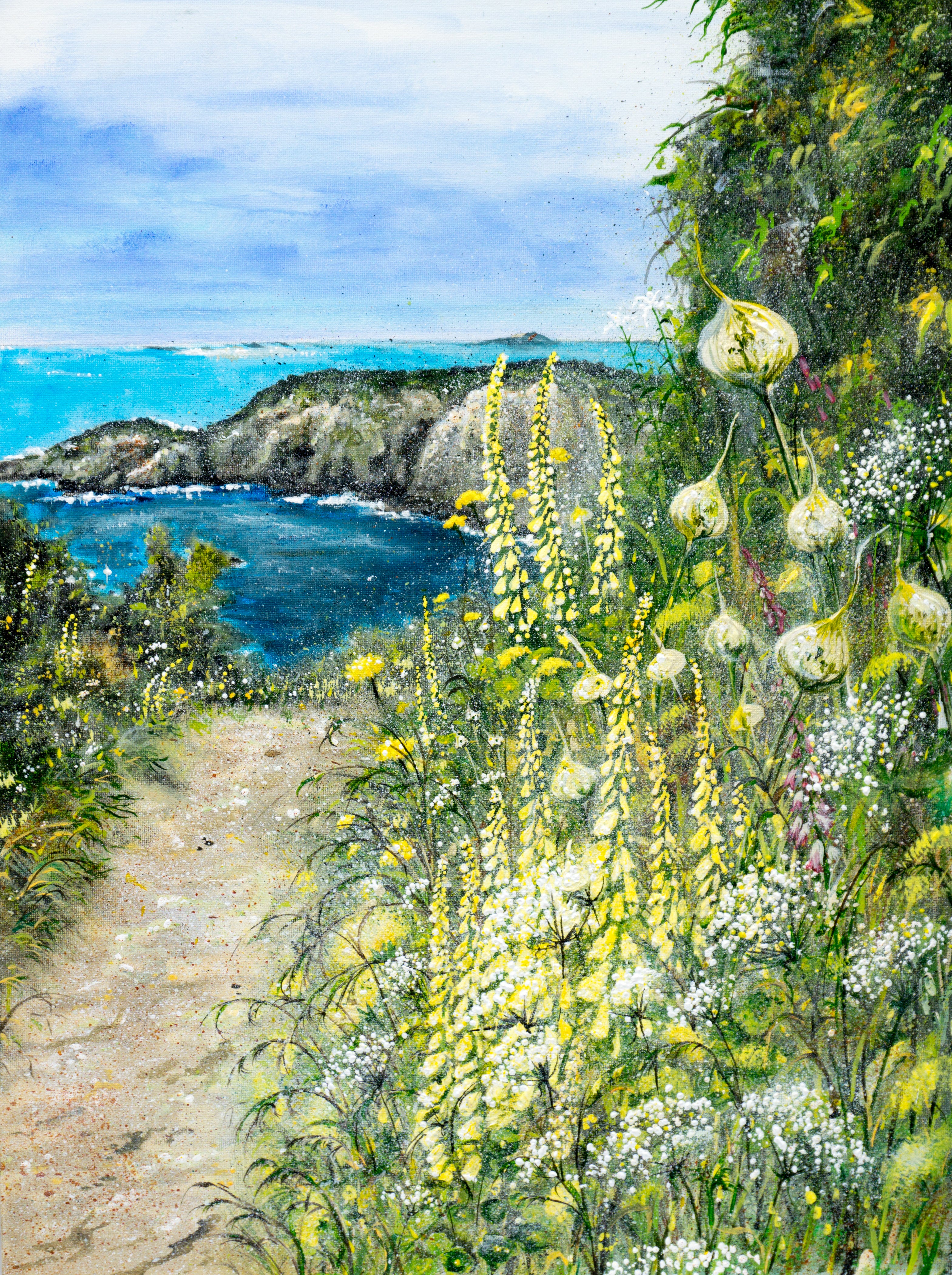 Lynette Bower| Contemporary original painting | Sark | Gallery Grace
