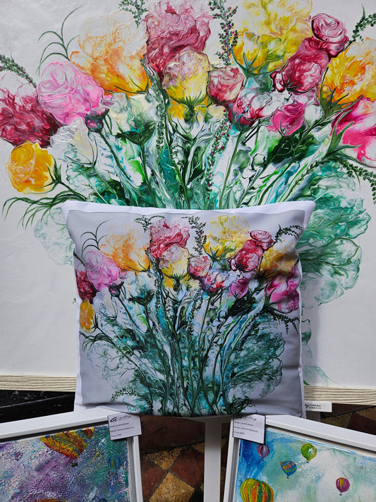 Gallery Grace | Cat Tremaine-Tucker | Abstract | Contemporary | Vibrant Blossoms | Home Decor | |Home and Garden