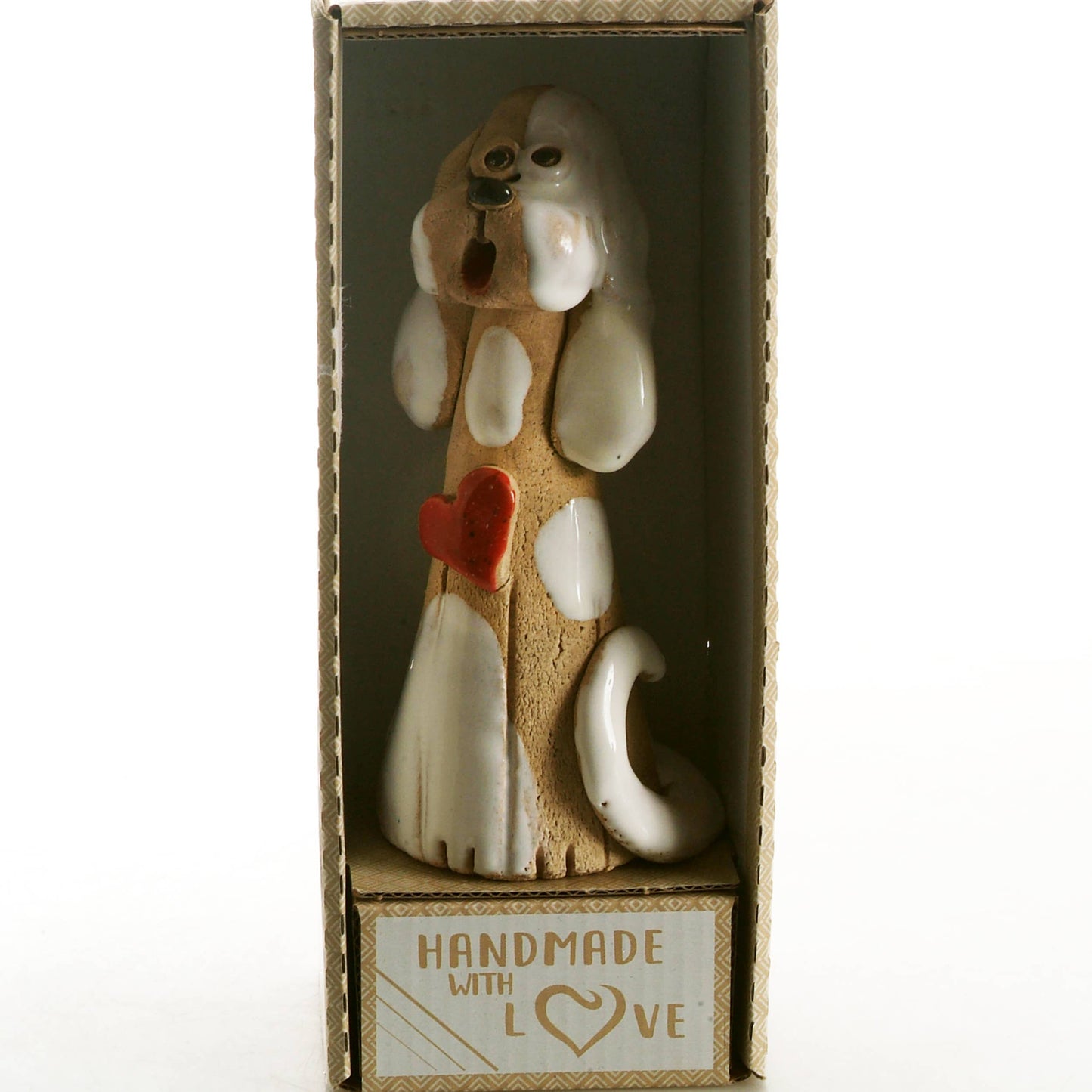 Mr or Mrs Cute Dog Ceramic Figurine | 2 Styles: Boy