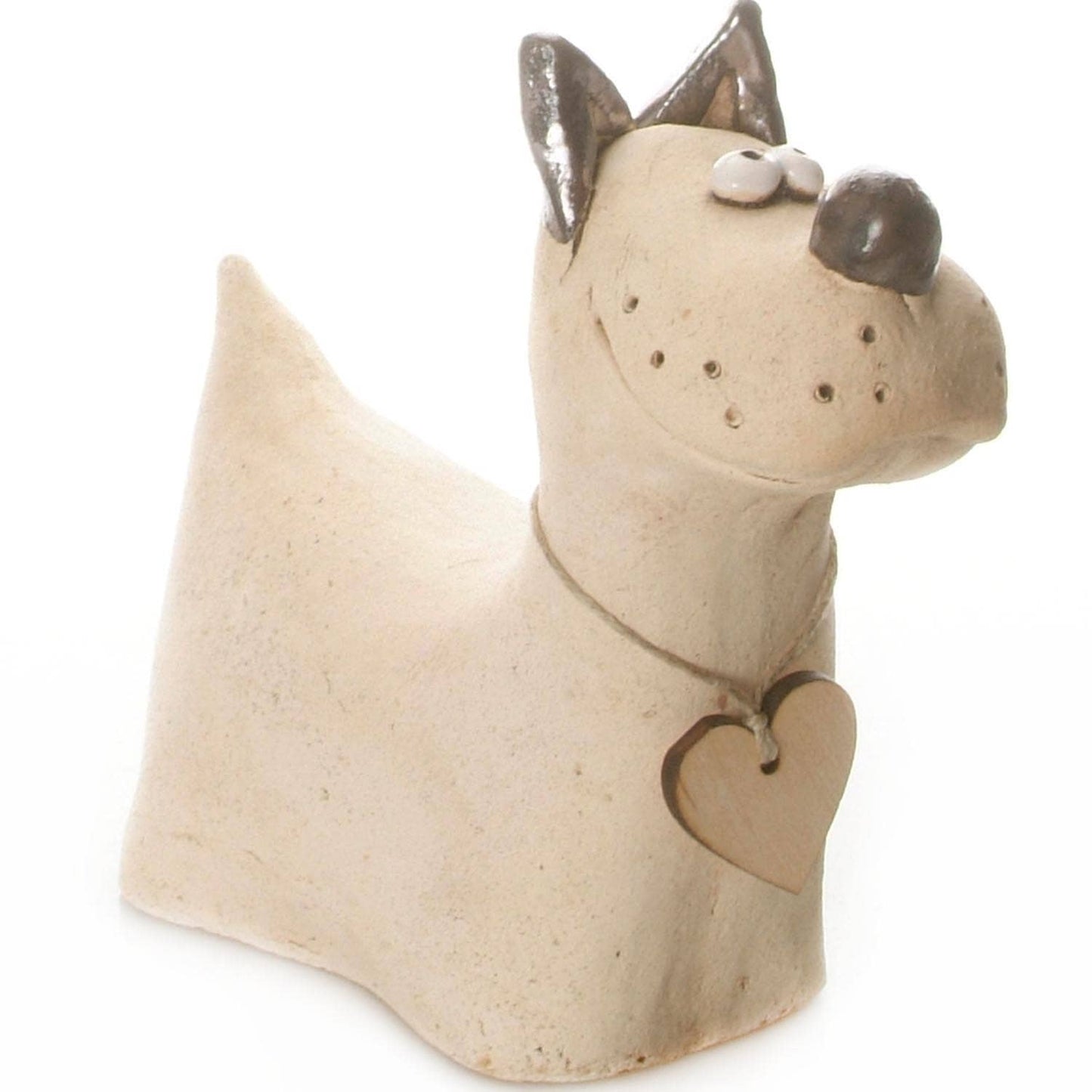 Terrier Sculpture Ceramic Figurine | Various Colours: Teal