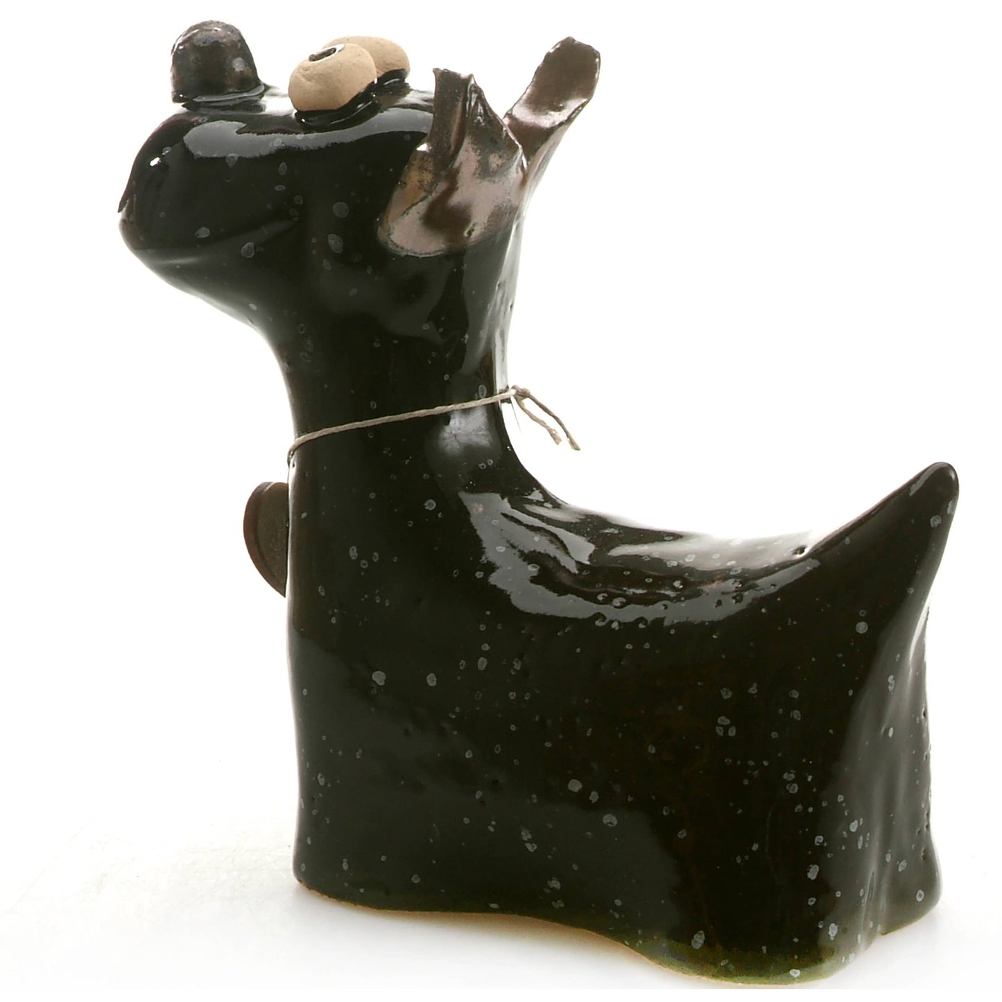 Terrier Sculpture Ceramic Figurine | Various Colours: Teal