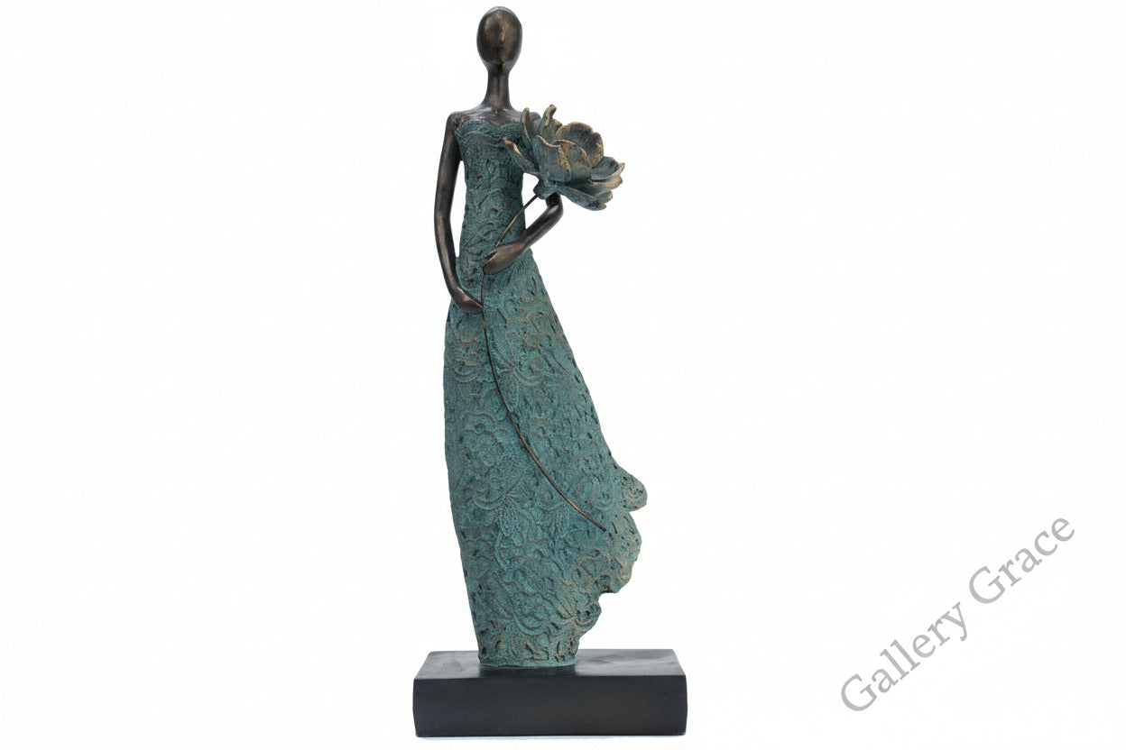 Rose - Girl Holding Flower in Front