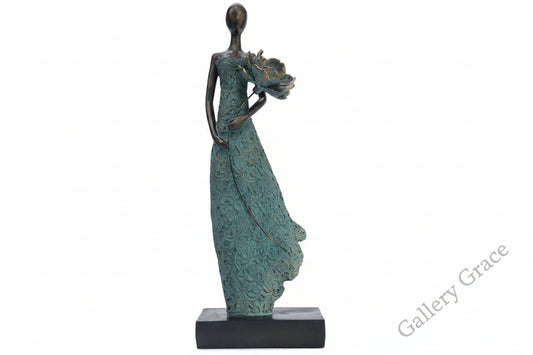 Rose - Girl Holding Flower in Front